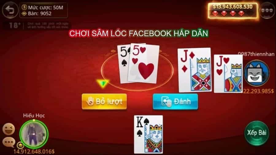 Cach choi xep bo co ban cua game bai Sam loc