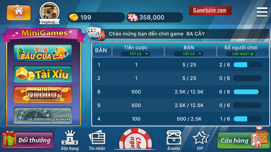 Cach tinh diem va luu y khi tham gia danh cuoc ba cay