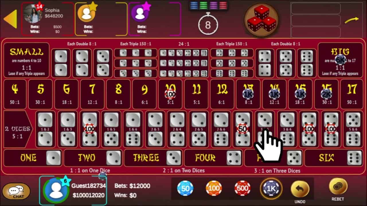Mẹo cá cược cho bạn chiến thắng dễ nhất trong trò chơi Sicbo online Meo ca cuoc cho ban chien thang de nhat trong tro choi Sicbo online