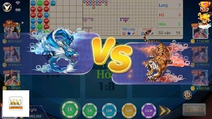 Chiến thắng Rồng Hổ chỉ với công thức đặt cược theo chu kỳ
