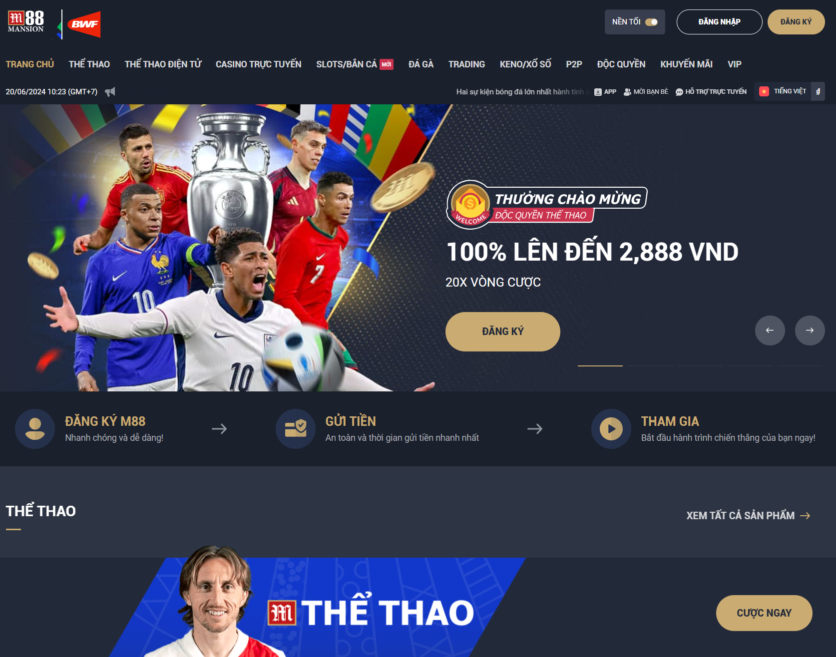 Nhà cái M88 - Link vào mới nhất năm 2026