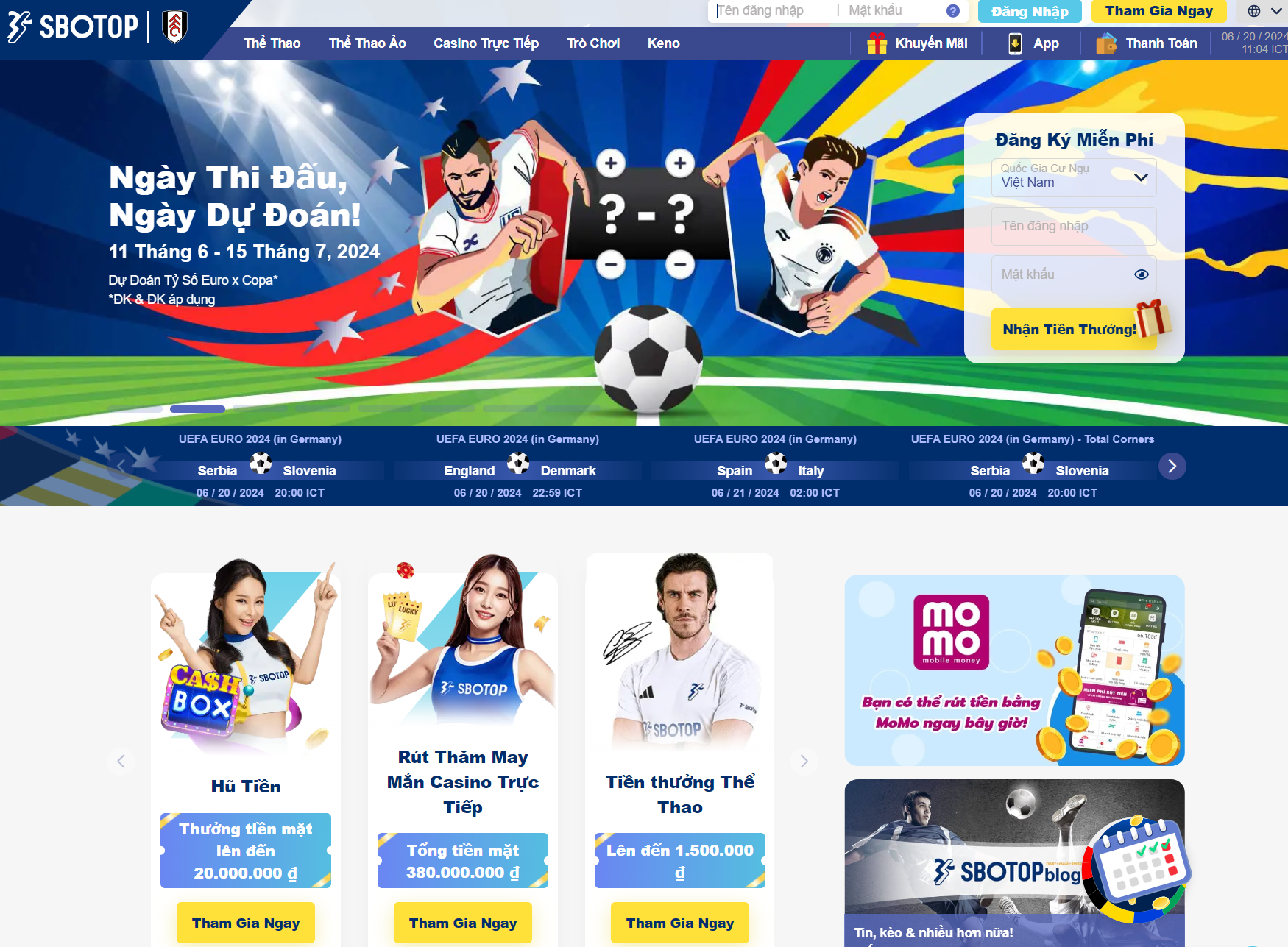Nhà cái Sbotop - Link vào mới nhất năm 2026