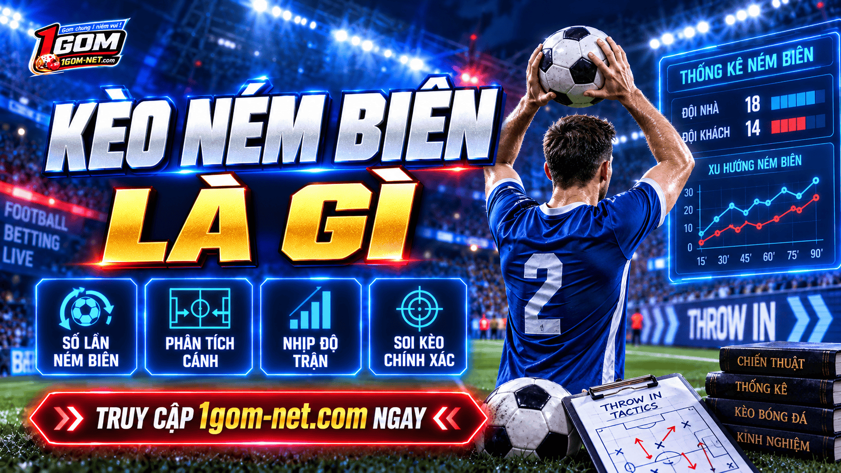Kèo ném biên là hình thức cược cơ bản trong bóng đá